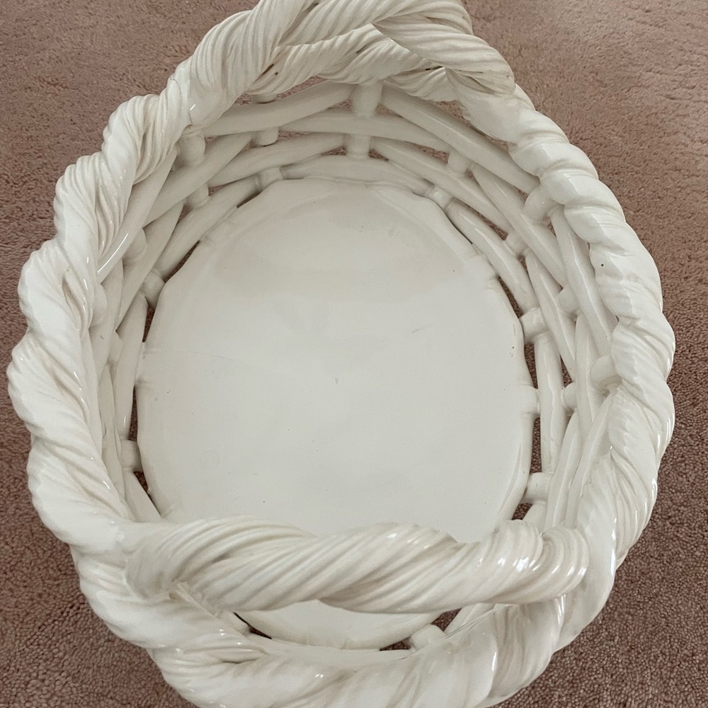 Studio Nova White Woven Basket